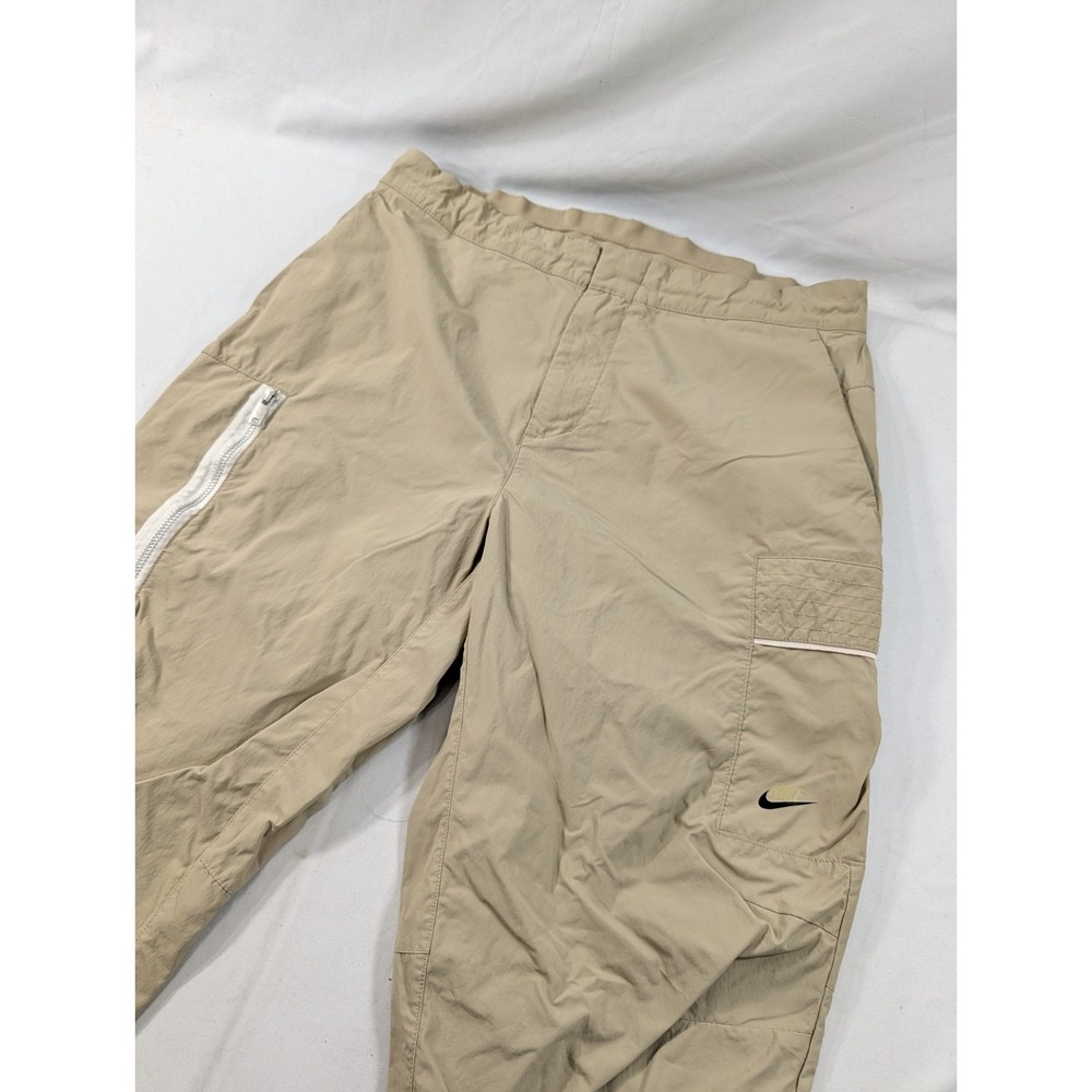 Nike Men's Sportswear Style Essentials Utility Trousers  34*27 Tan Nylon *Hole